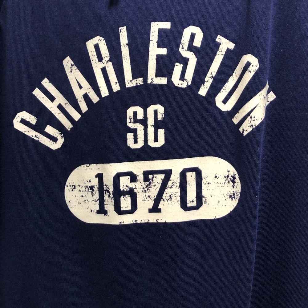 Charleston SC Navy Blue Women's Hoodie Size XL - Picture 2 of 8